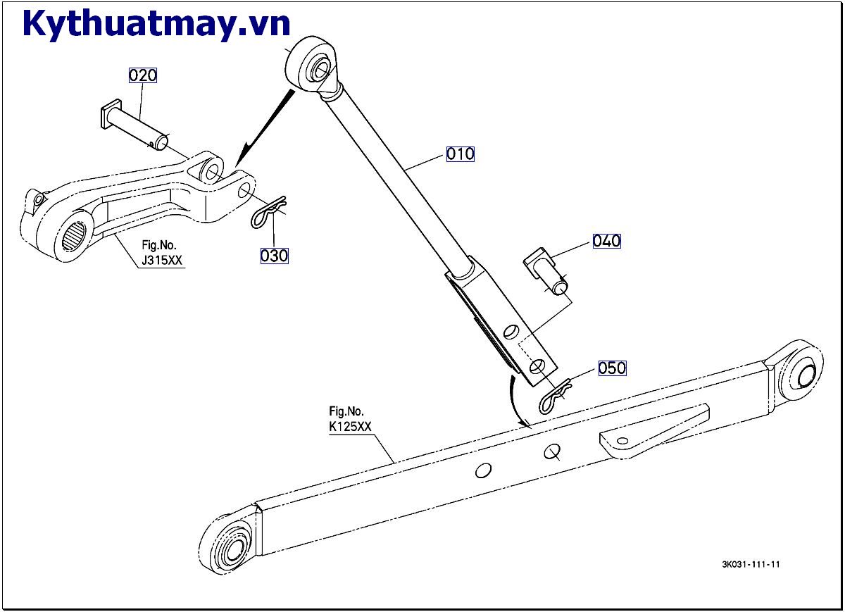 Thanh nâng cố định bên trái